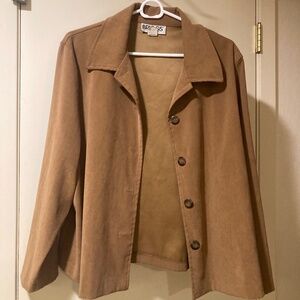 Blazer - tan, button down
